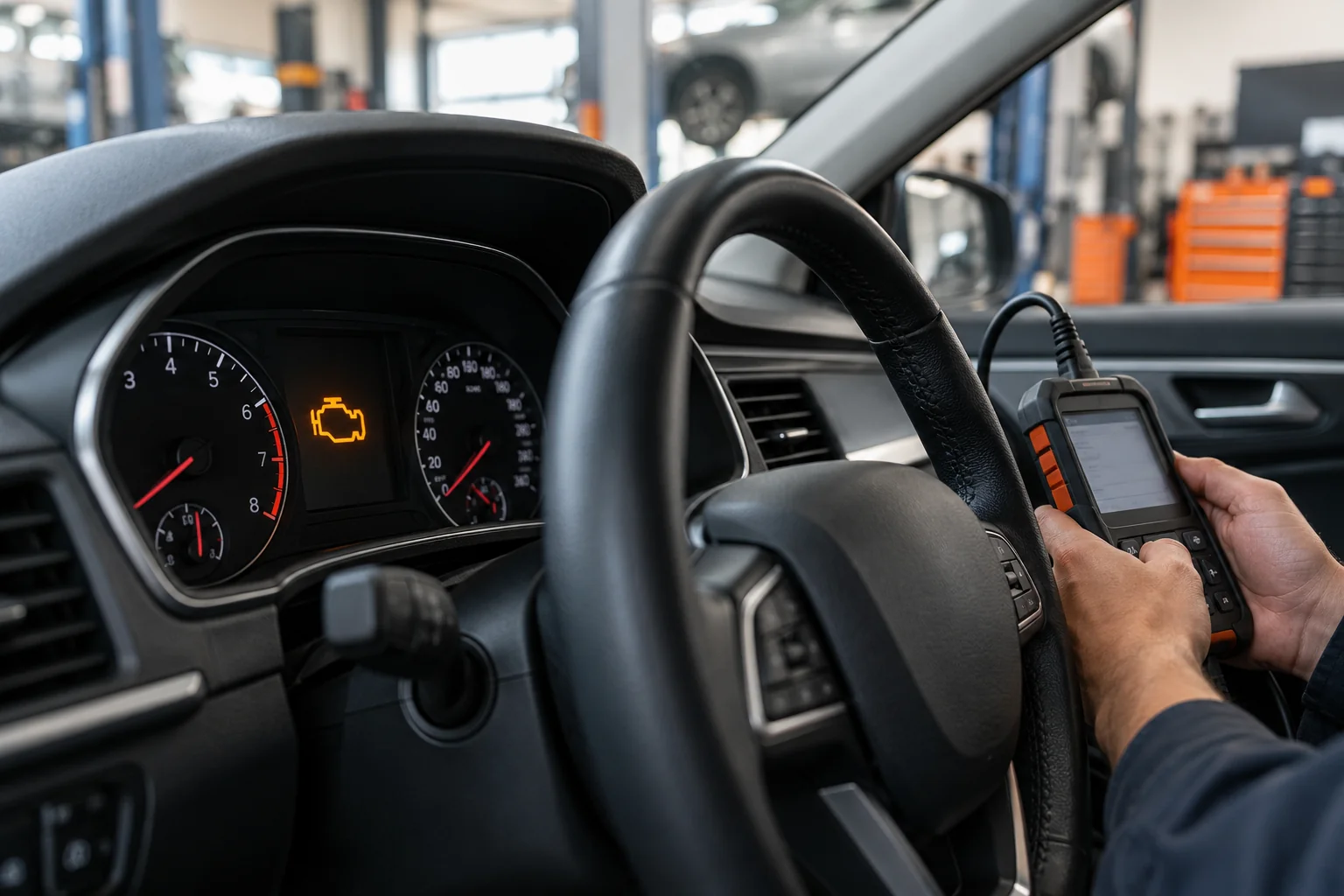 Motor Arıza Işığı Kontrolü hizmetini gösteren temsili servis görseli